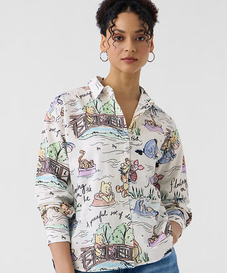 Winnie The Pooh Honey Women Boyfriend Shirts