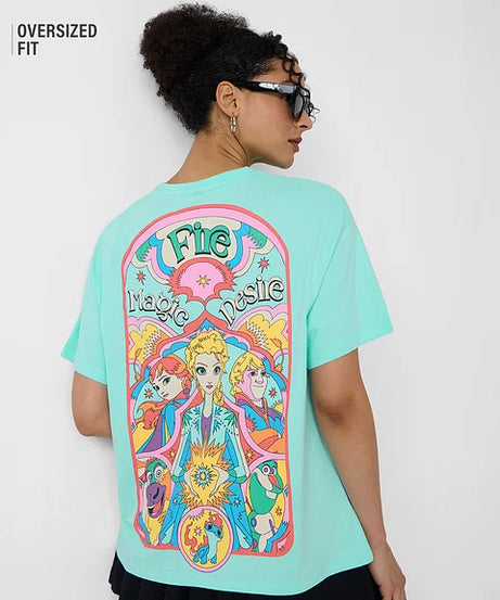 Disney Fire, Magic, Desire Women Oversized T-Shirts