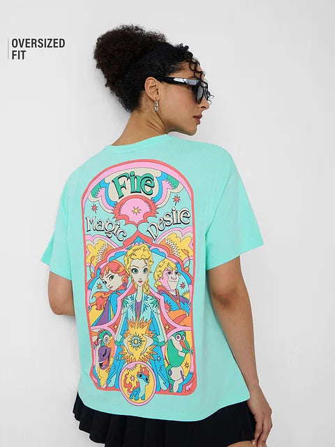 Disney Fire, Magic, Desire Women Oversized T-Shirts