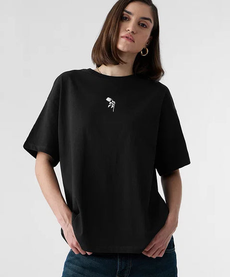 No Rain No Flowers Women Oversized T-Shirts