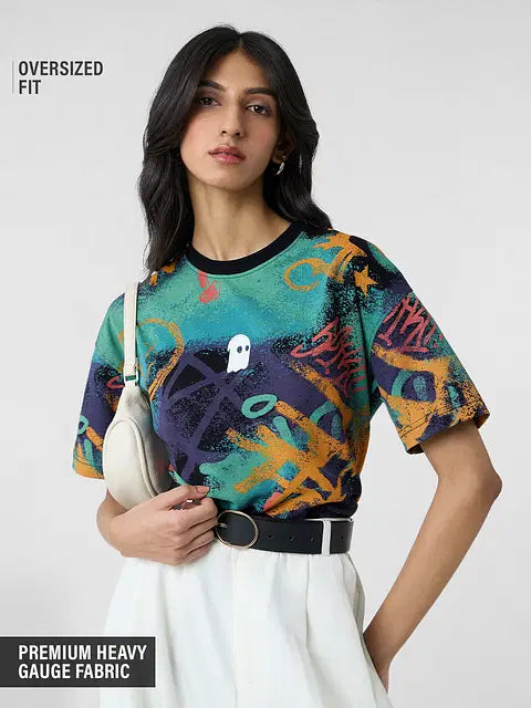 Kaleido Women Oversized T-Shirts