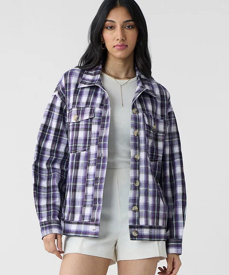Plaid Shacket Morocco Women Shackets