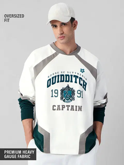 Harry Potter Captain Oversized Full Sleeve T-Shirts