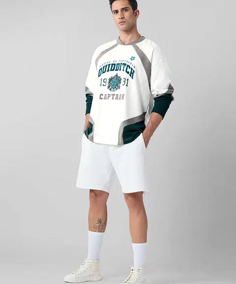 Harry Potter Captain Oversized Full Sleeve T-Shirts