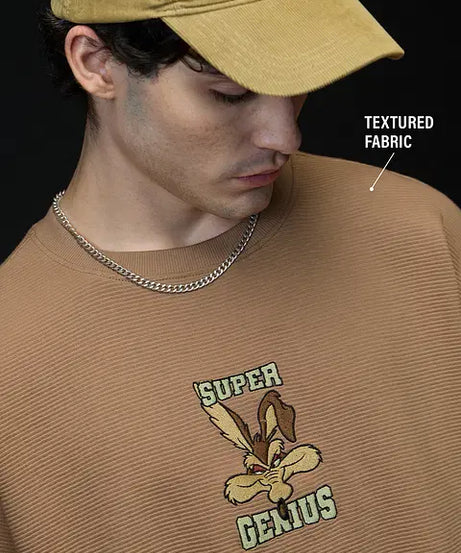 Looney Tunes Super Genius Oversized T-Shirts