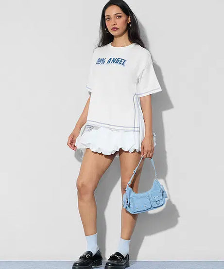 99% Angel Women Oversized T-Shirts