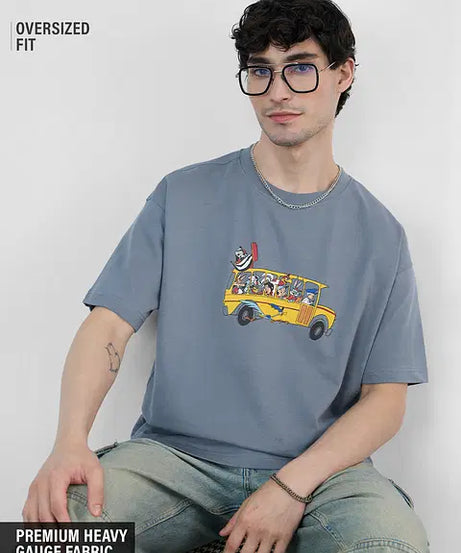 Looney Tunes The Ride Oversized T-Shirts