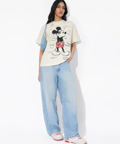 Mickey Mouse Main Character Women Oversized T-Shirts