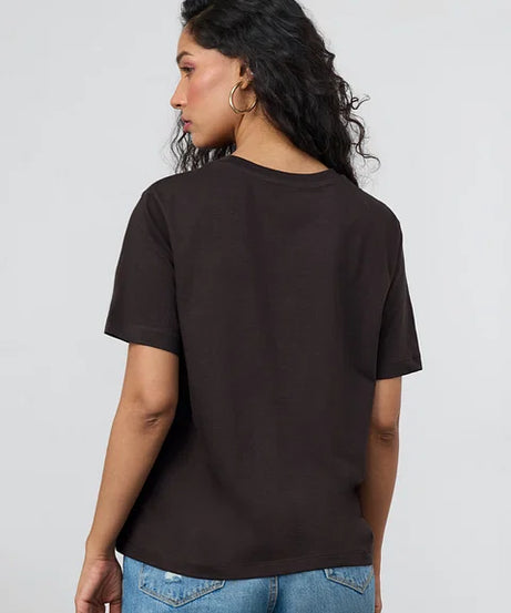 Inside Out Fight Me Women Relaxed Fit T-Shirts