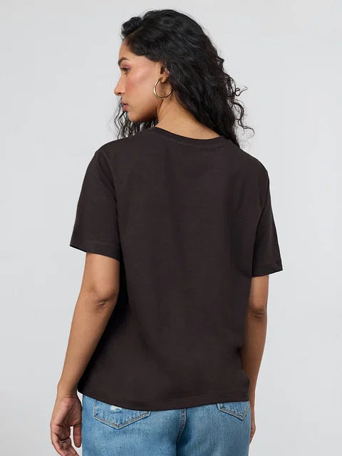 Inside Out Fight Me Women Relaxed Fit T-Shirts