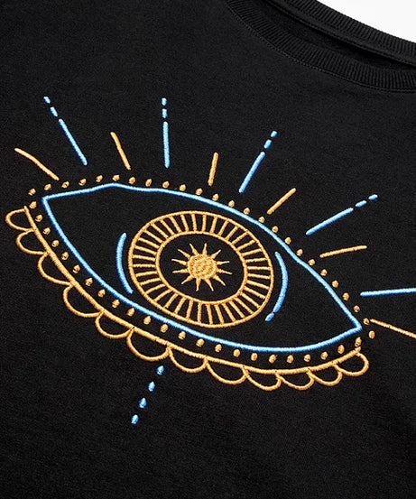 Evil Eye Women Oversized T-Shirts