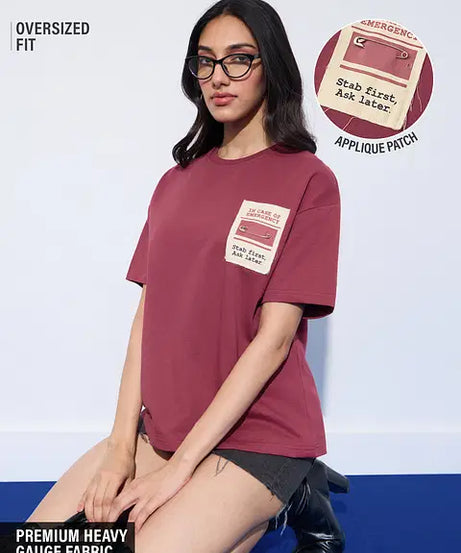 Emergency Women Oversized T-Shirts