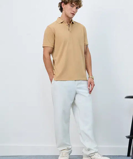 Textured Polo Biscotti Polos
