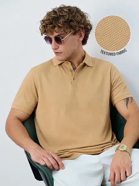 Textured Polo Biscotti Polos