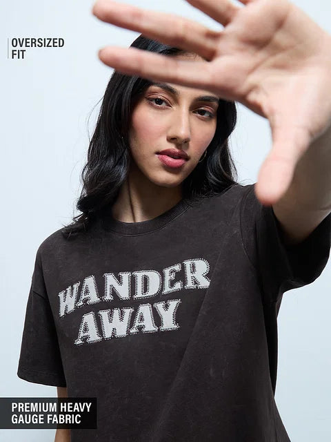 Oversized T-Shirt Wander Away Women