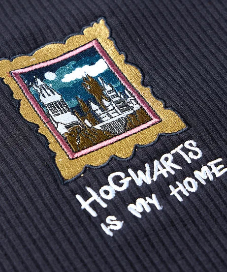 Harry Potter Hogwarts Home Women Relaxed Fit T-Shirts