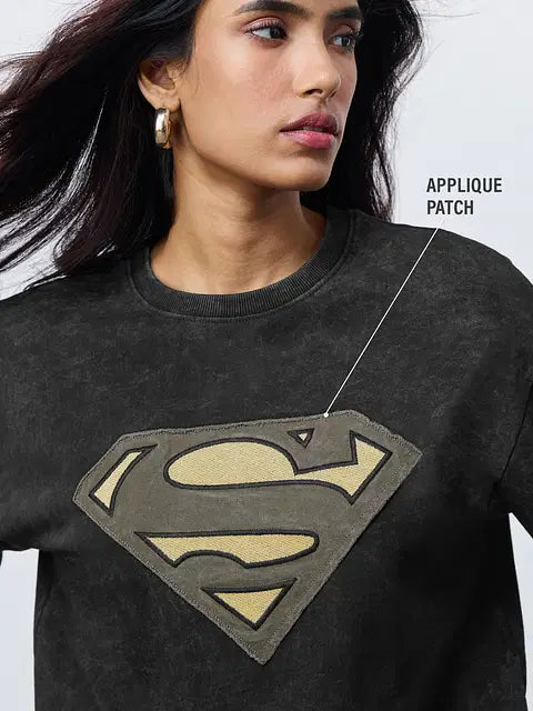 Supergirl Vintage Women Oversized T-Shirts