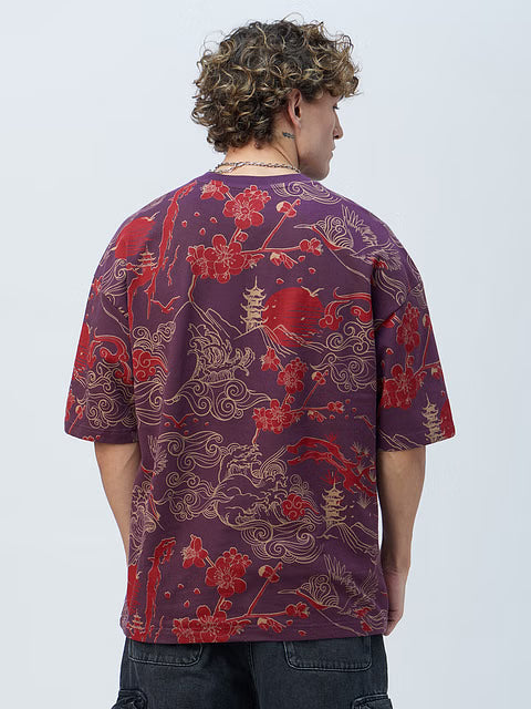Sound Of Waves Super Oversized T-Shirts