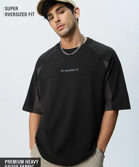 Colourblock Not Your Average Tee Super Oversized T-Shirts
