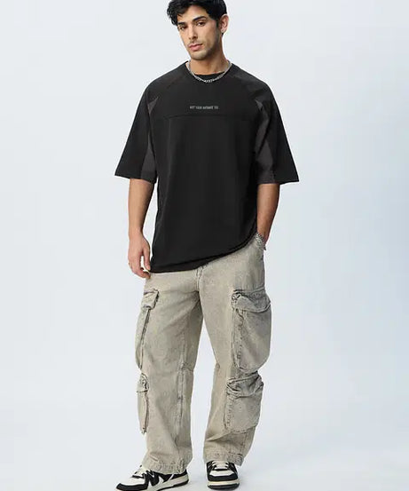 Colourblock Not Your Average Tee Super Oversized T-Shirts