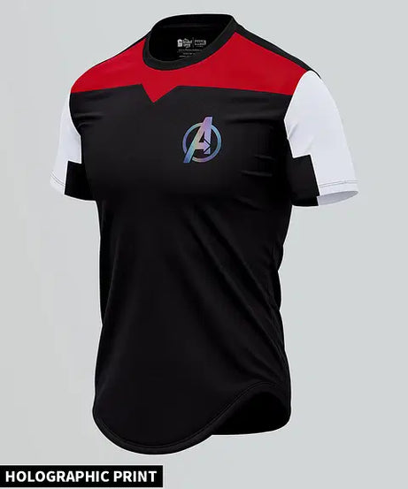 Avengers Logo Drop Cut T-Shirts