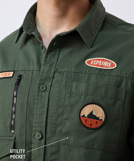 Safari Men Utility Shirts