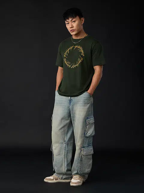 LOTR One Ring Men Relaxed Fit T-Shirts