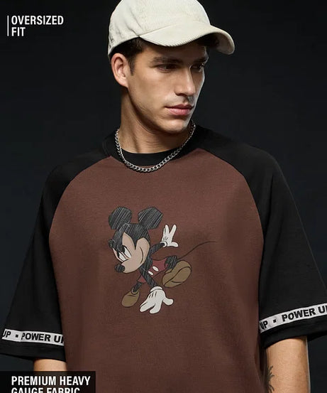 Mickey Mouse Power Up Super Oversized T-Shirts
