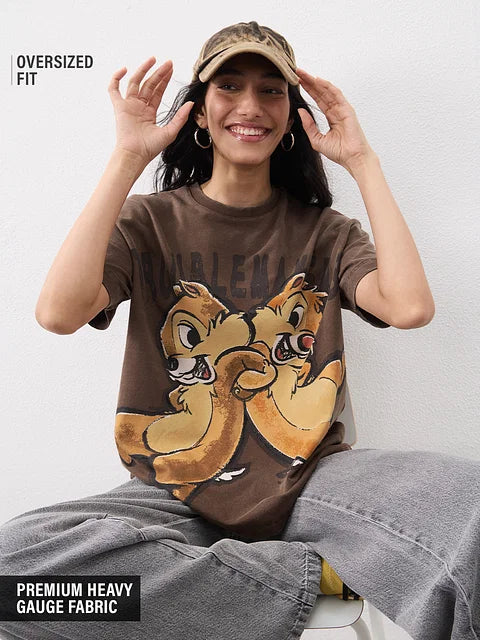 Disney Troublemakers Women Oversized T-Shirts