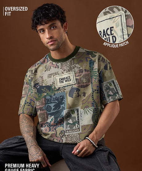 Jungle Book The Wild Oversized T-Shirts