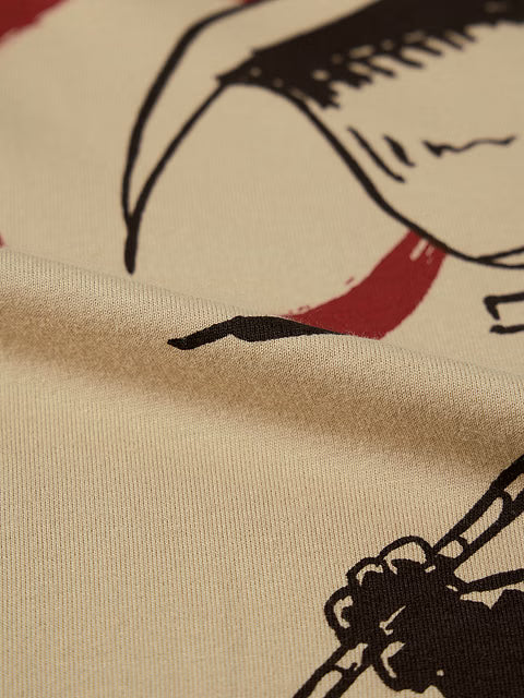 Kung Fu Panda  Sketchy Panda Oversized T-Shirts