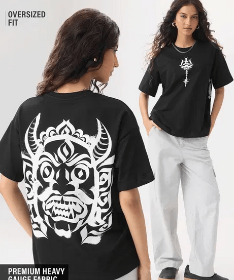 Asura Bomma Women Oversized T-Shirts