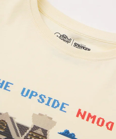 Stranger Things Pixel Women Oversized T-Shirts