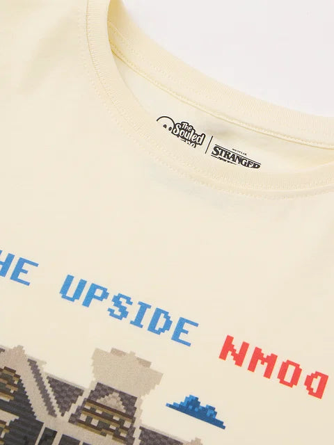 Stranger Things Pixel Women Oversized T-Shirts