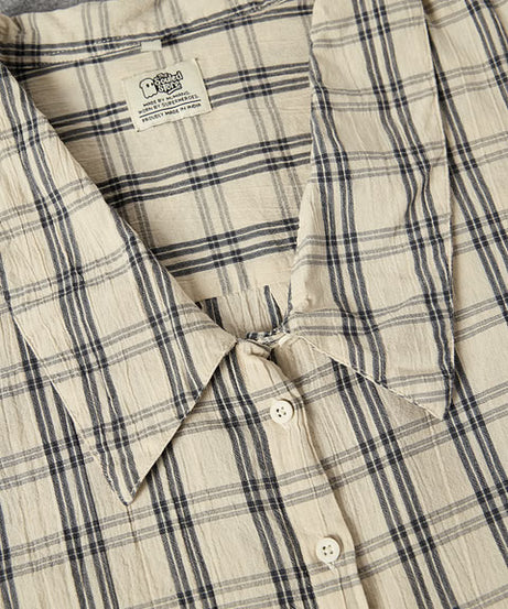 Textured  Birch Women Cropped Shirts