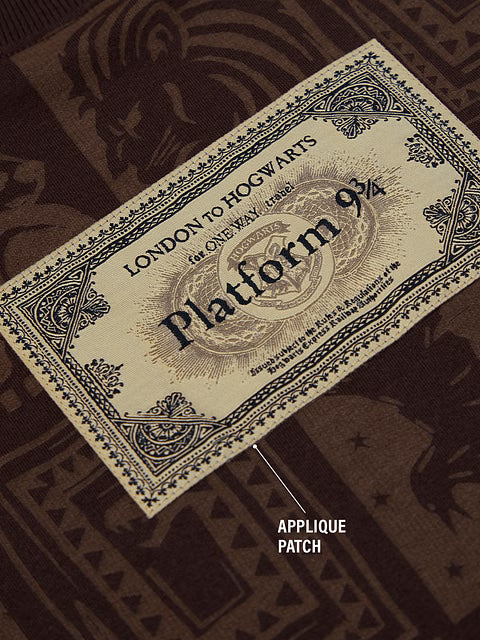 Harry Potter Platform Ticket Oversized T-Shirts