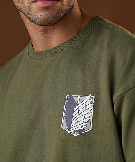 Attack On Titan Survey Corps Oversized T-Shirts