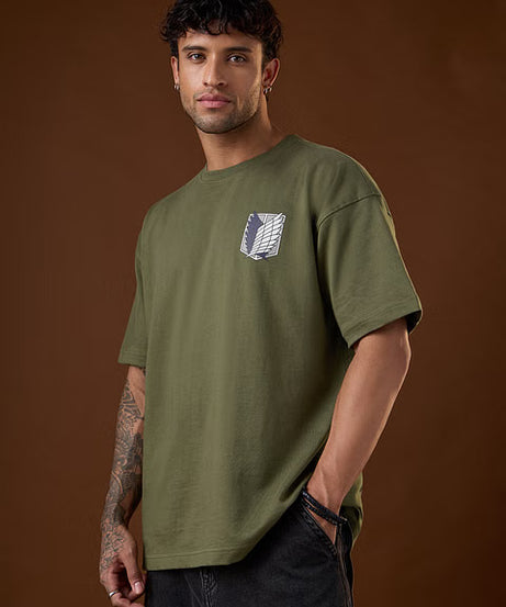 Attack On Titan Survey Corps Oversized T-Shirts