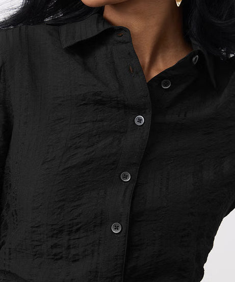 Textured Shirt Aura Women Shirts