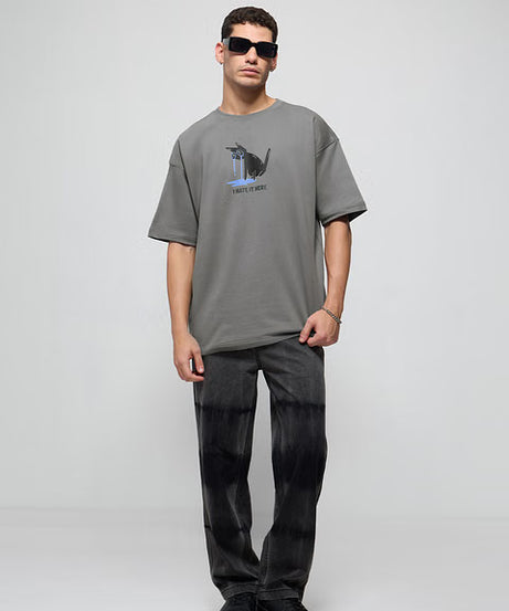 Oversized  Hate It Here Oversized T-Shirts