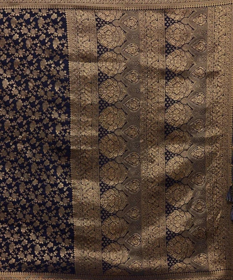 Traditional Wear Banarasi Soft Silk Saree , Designer Sari & Blouse