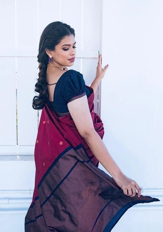 Function Wedding Banarasi Soft Silk Saree Blouse,Traditional Exclusive Sari