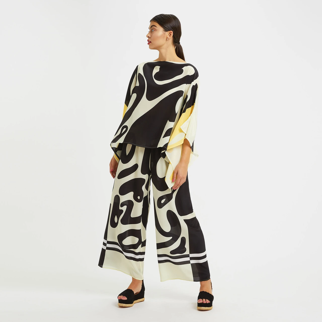 Silk Crepe Co-ord Set For Women's