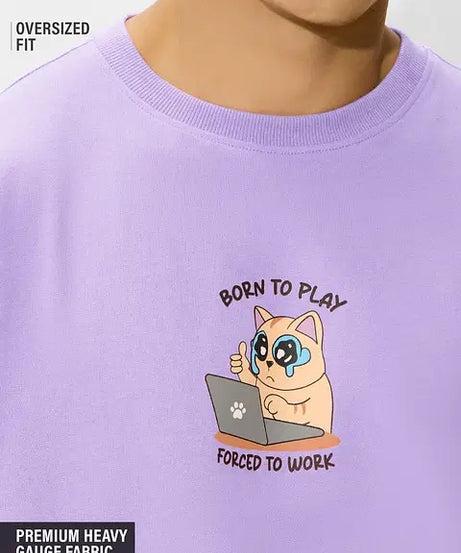 Oversized T-Shirt Born To Play