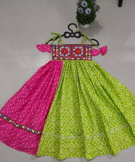 Kids Navratri Cotton Lehenga Choli