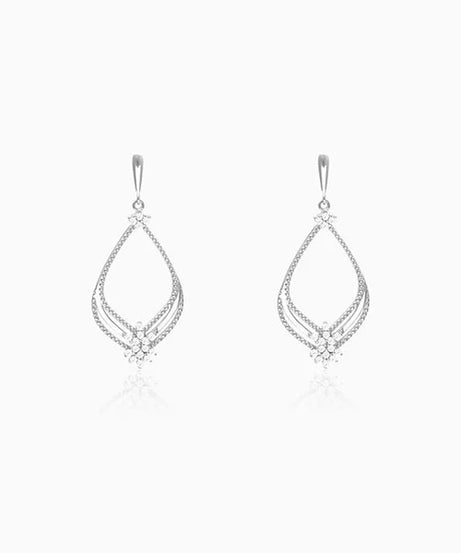 Silver Princess Earrings