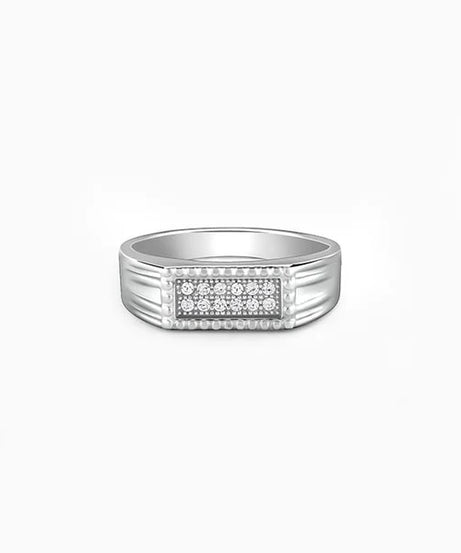 Silver Modern Simplicity For Him