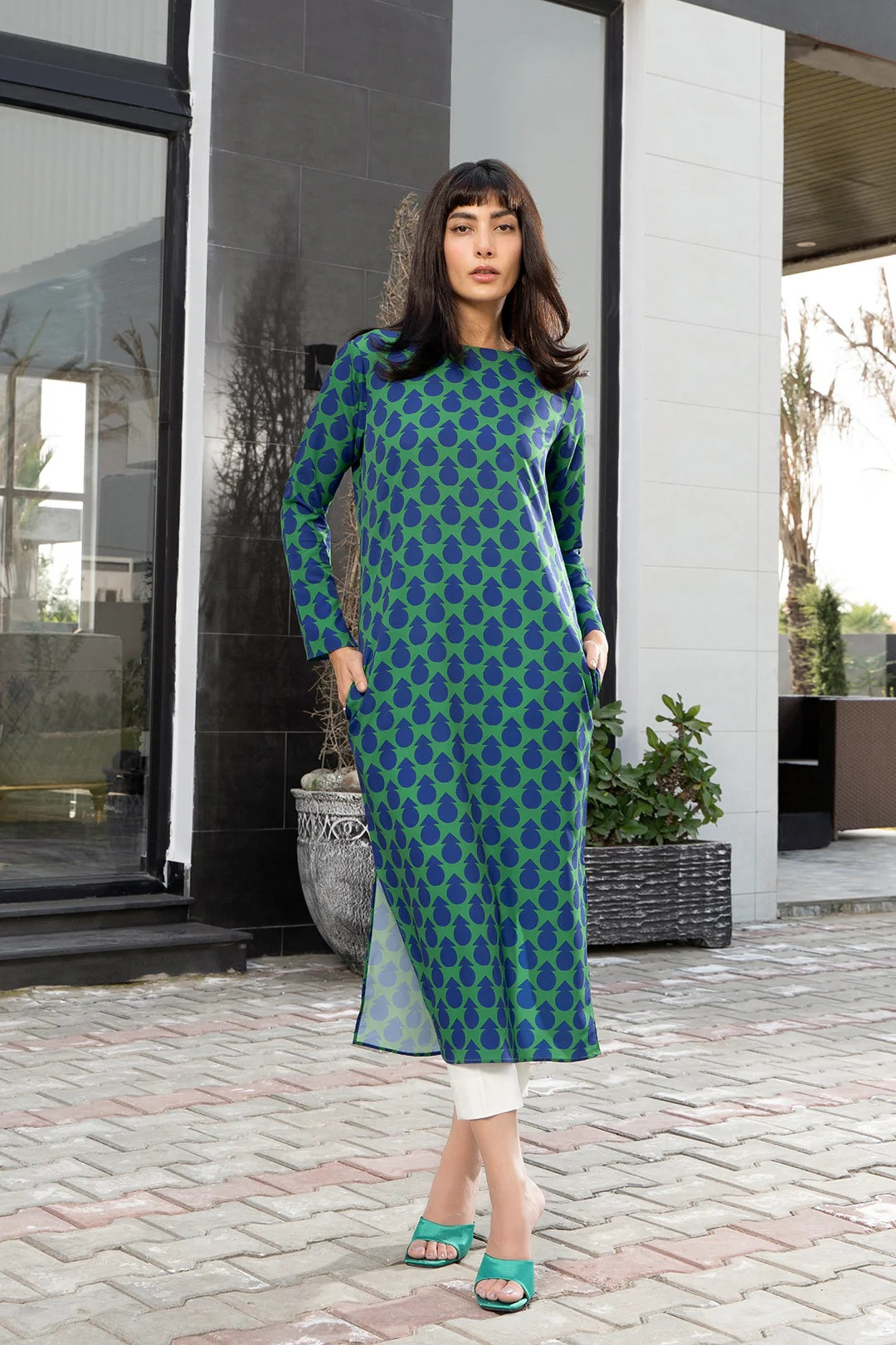 Korean BSY Kaftan - Elegant and Flowing Maxi Dress Caftan For Women's