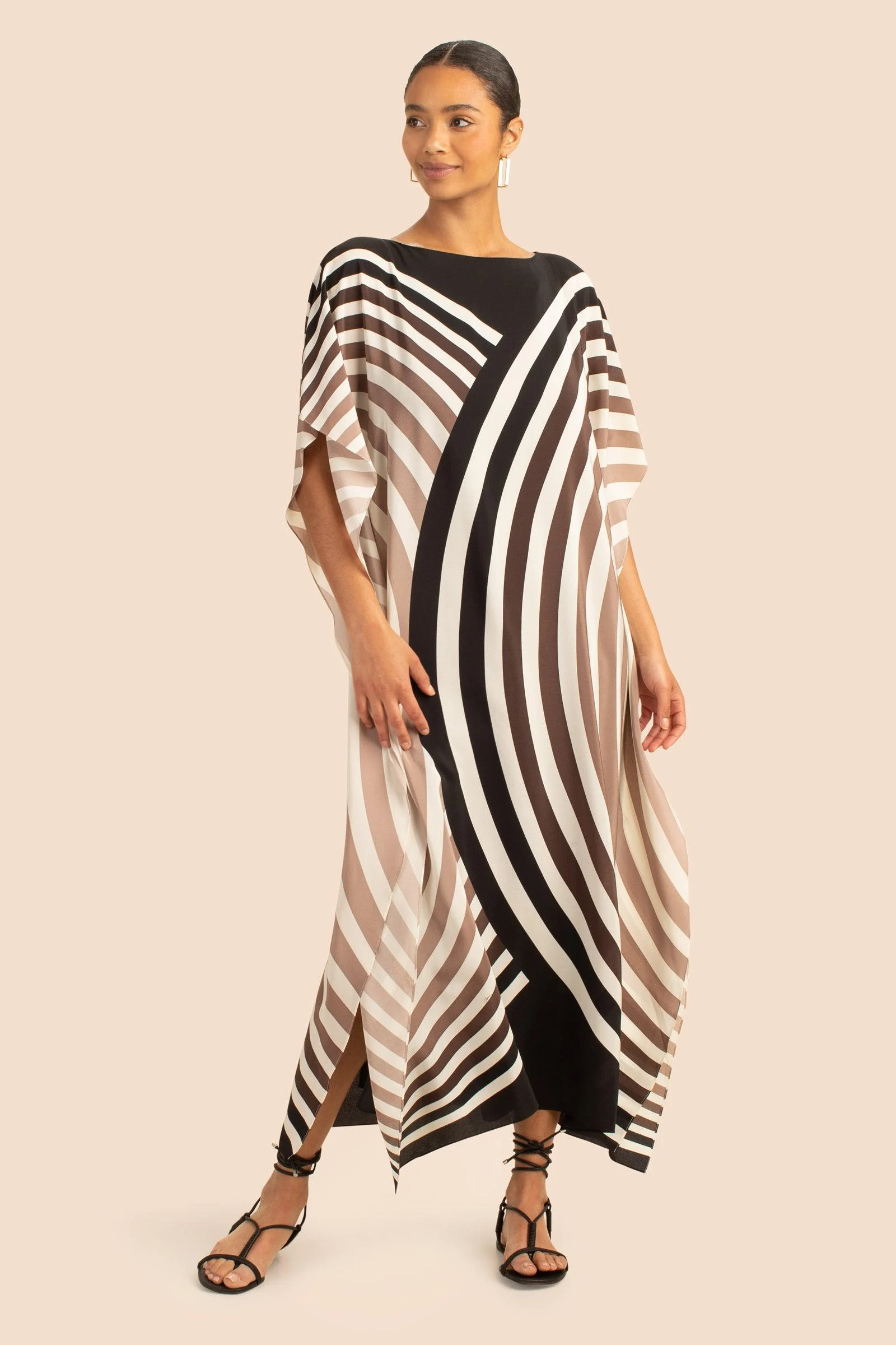 Premium Soft Satin Silk Kaftan, Casual Wear Caftan For Women's