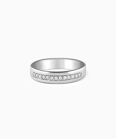 Silver Simple Serenity Men's Ring